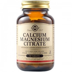 Solgar Calcium Magnesium Citrate, 50tabs Solgar Calcium Magnesium Citrate, 50tabs